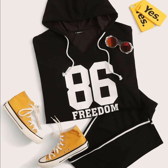 Fall High Low Hem Hoodie & Leggings Set - Picture 2 of 15